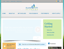 Tablet Screenshot of islandcityacademy.org